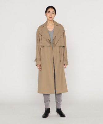 ＜BASILE28 (Women)＞〔　＋サイズ　〕　Ｃｏｎｖｅｒｔｉｂｌｅ　Ｔｒｅｎｃｈ　レイヤードコート（２８６９ＭＩ０２）