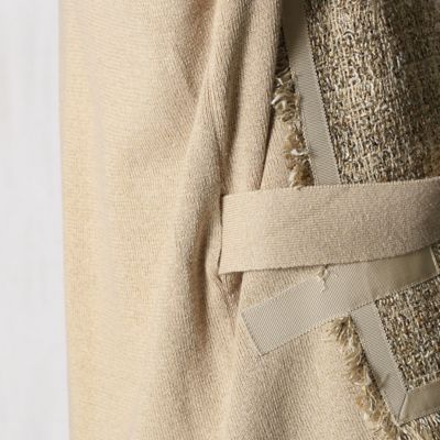 〔＋サイズ〕〔ＰＡＯＬＥＴＴＩ〕ツイード　ニットカーディガン（２８７０ＩＹ１３）