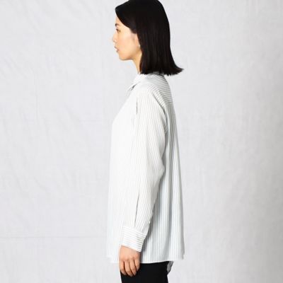 〔１３号サイズ〕リオペルストライプ　アシンメトリーシャツ（２８７１ＨＹ０８）