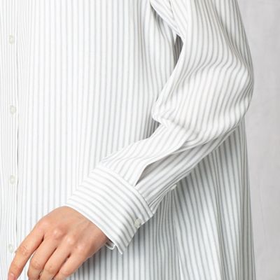 〔１３号サイズ〕リオペルストライプ　アシンメトリーシャツ（２８７１ＨＹ０８）