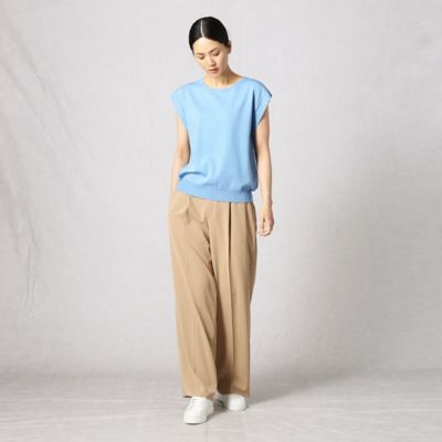 〔＋サイズ〕レーヨンストレッチ　　フレンチスリーブプルオーバー（２８７１ＩＹ２１）