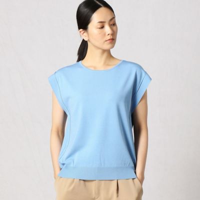 〔＋サイズ〕レーヨンストレッチ　　フレンチスリーブプルオーバー（２８７１ＩＹ２１）