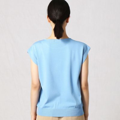 〔＋サイズ〕レーヨンストレッチ　　フレンチスリーブプルオーバー（２８７１ＩＹ２１）