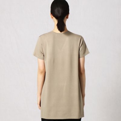 〔＋サイズ〕レーヨンストレッチ　　Ｖネック半袖プルオーバー（２８７１ＩＹ２２）