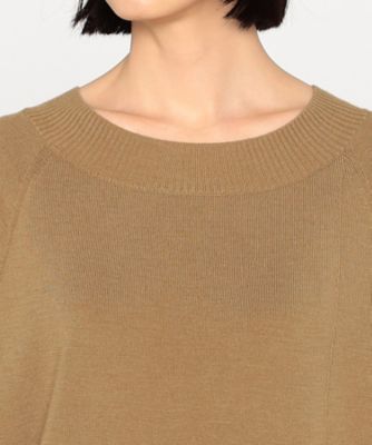 〔　＋サイズ　〕　ファー付ニットプルオーバー（２８７２ＩＩ１０）