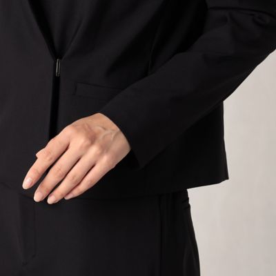 〔＋サイズ〕【セットアップ対応】ナイロントリコット　スタンドテーラージャケット（２８７３ＧＡ０３）