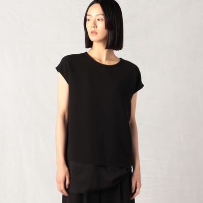 ＜BASILE28 (Women)＞〔　＋サイズ　〕　【セットアップ対応】ソアパールコンパクト　タンクトップ付きブラウス（２８７４ＢＣ１４）