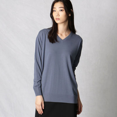 ＜BASILE28 (Women)＞Ｖネックニットプルオーバー（２８７７ＩＲ０９）