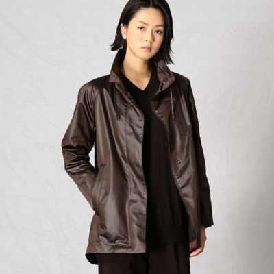 ＜BASILE28 (Women)＞フェイクレザー　スタンドカラーブルゾン（２８７７ＶＷ０５）