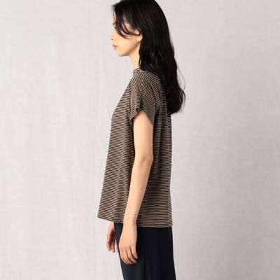 〔　＋サイズ　〕　フィレンツェモチーフ　ふくれ刺繍Ｔシャツ（２８７８ＴＣ０７）