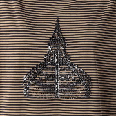 〔　＋サイズ　〕　フィレンツェモチーフ　ふくれ刺繍Ｔシャツ（２８７８ＴＣ０７）