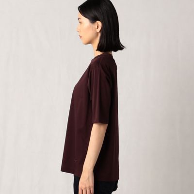 〔＋サイズ〕プレミアムスムース　ニットリブ付き半袖Ｔシャツ（２８８０ＴＡ０３）