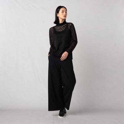 〔＋サイズ〕ストレッチレース　タートルネックプルオーバー（２８８０ＴＡ０５）