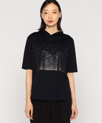 〔　＋サイズ　〕　プレミアムスムース　フードＴシャツ（２８８０ＴＧ０３）