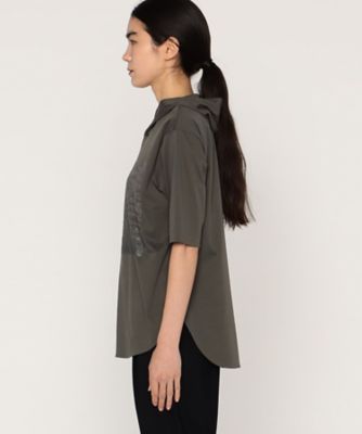 〔　＋サイズ　〕　プレミアムスムース　フードＴシャツ（２８８０ＴＧ０３）
