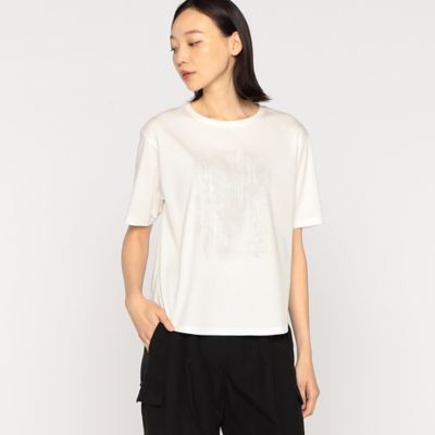 〔　＋サイズ　〕　プレミアムスムース　グラデーションプリントＴシャツ（２８８０ＴＧ１２）