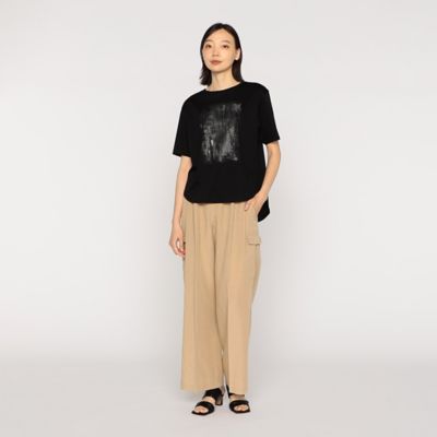 〔　＋サイズ　〕　プレミアムスムース　グラデーションプリントＴシャツ（２８８０ＴＧ１２）