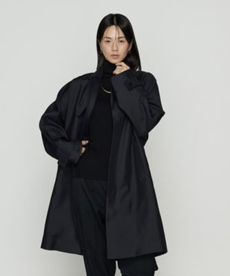 BASILE28 (Women)/バジーレヴェントット 大きいサイズ 〔 +サイズ 〕 リバー バルマカーンコート(2881MM02) クロ コート・ジャケット【三越伊勢丹/公式】