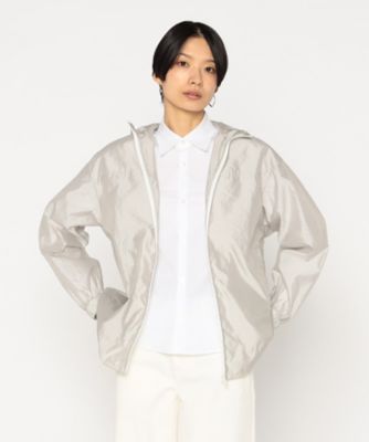 ＋サイズ 〕 クラッシュタフタ ライトジャケット（2881VO03