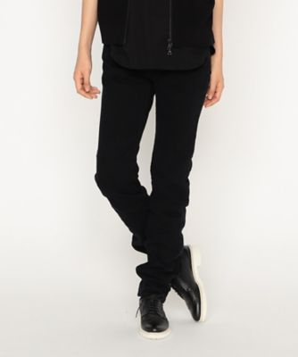 BASILE28 (Women)/バジーレヴェントット 大きいサイズ 〔 +サイズ 〕 11.5OZムラ染め糸左綾ストレッチデニム スリムデニムパンツ(2882PM03) クロ パンツ・ズボン【三越伊勢丹/公式】