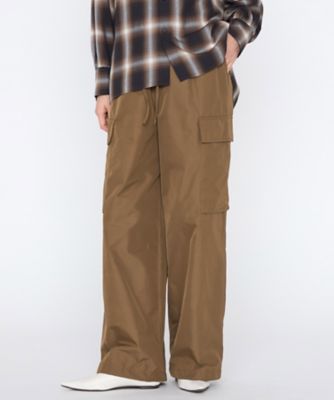 ＜BASILE28 (Women)＞〔　＋サイズ　〕　メモリーツイルタフタ　カーゴパンツ（２８８２ＰＯ１３）