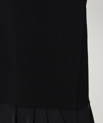〔　＋サイズ　〕　レーヨンストレッチニット　ハイネック半袖プルオーバー（２８８３ＩＩ０１）