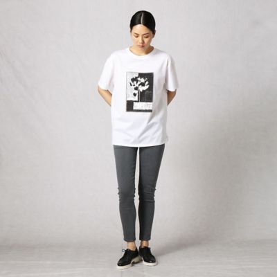 油絵れんげプリント　半袖Ｔシャツ（２８９３ＴＹ１０）