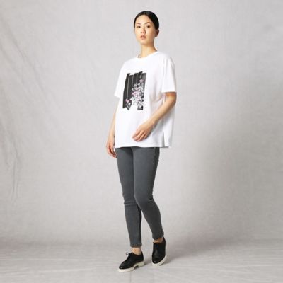 短冊れんげプリント　半袖Ｔシャツ（２８９３ＴＹ１２）