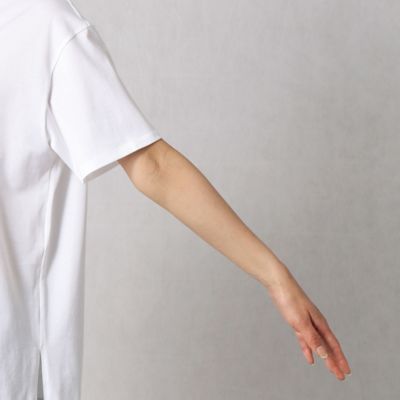 短冊れんげプリント　半袖Ｔシャツ（２８９３ＴＹ１２）