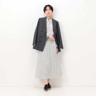 〔　ＴＡＬＬサイズ　〕　デシン格子柄ハートプリント　シャツ（３４０１ＨＥ０１）