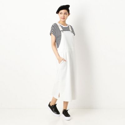 ＜COMME CA TALL (Women/大きいサイズ)＞〔ＴＡＬＬサイズ〕メリルハイテンション　ジャンパースカート（３４０１ＯＵ０１）