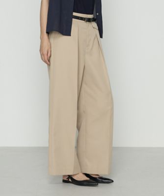 ＜COMME CA TALL (Women/大きいサイズ)＞〔　ＴＡＬＬサイズ　〕　ナチュラルポリエステル　チノタックパンツ（３４０１ＰＭ０３）