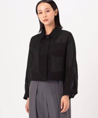 TALLサイズ 〕 シアートリアセオーガンジー ブルゾン