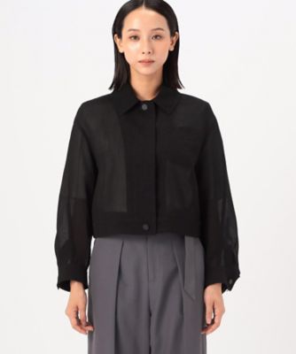 TALLサイズ 〕 シアートリアセオーガンジー ブルゾン