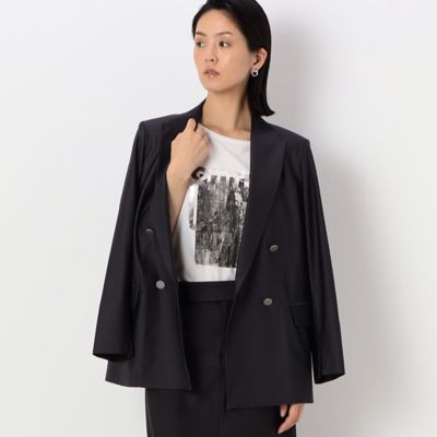 ＜COMME CA TALL (Women/大きいサイズ)＞〔ＴＡＬＬサイズ〕【セットアップ対応】ハイゲージフリーモーションソフト　ジャケット（３４０２ＧＡ０１）