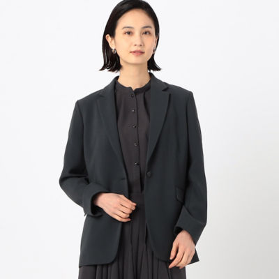 ＜COMME CA TALL (Women/大きいサイズ)＞〔　ＴＡＬＬサイズ　〕　【セットアップ対応】アチェローザダブルクロス　テーラードジャケット（３４０２ＧＧ０８）