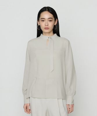 ＜COMME CA TALL (Women/大きいサイズ)＞〔　ＴＡＬＬサイズ　〕　フィネスボイル　長袖ブラウス（３４０２ＨＫ０９）