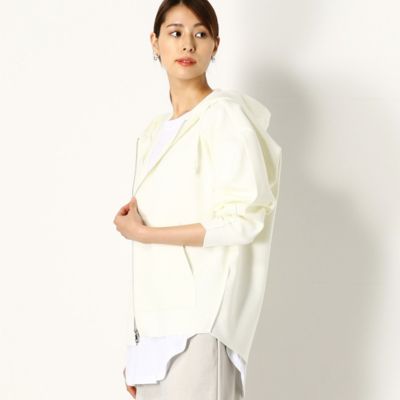 ＜COMME CA TALL (Women/大きいサイズ)＞〔ＴＡＬＬサイズ〕ジップ　ニットパーカ（３４０２ＩＹ０１）