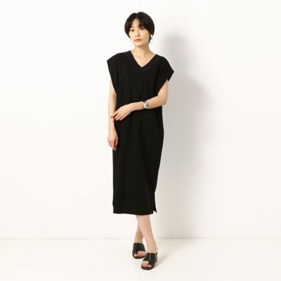 ＜COMME CA TALL (Women/大きいサイズ)＞〔ＴＡＬＬサイズ〕【セットアップ対応】ＴＣポンチ　ワンピース（３４０２ＯＺ０２）