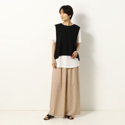 〔ＴＡＬＬサイズ〕ポリエステルドットプリント　パンツ（３４０２ＰＺ０２）