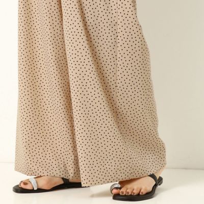 〔ＴＡＬＬサイズ〕ポリエステルドットプリント　パンツ（３４０２ＰＺ０２）