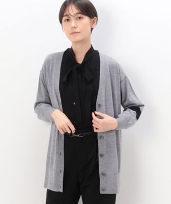 ＜COMME CA TALL (Women/大きいサイズ)＞〔　ＴＡＬＬサイズ　〕　ハイゲージニット　カーディガン（３４０３ＩＥ０２）