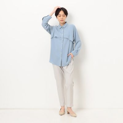 〔　ＴＡＬＬサイズ　〕　【セットアップ対応】メリルハイテンション　クロップトパンツ（３４０３ＰＣ０２）