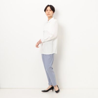 〔　ＴＡＬＬサイズ　〕　【セットアップ対応】メリルハイテンション　クロップトパンツ（３４０３ＰＣ０２）