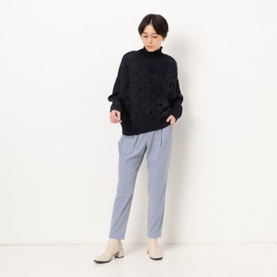 〔　ＴＡＬＬサイズ　〕　【セットアップ対応】メリルハイテンション　クロップトパンツ（３４０３ＰＣ０２）