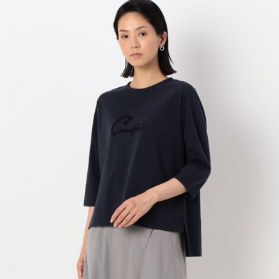 〔ＴＡＬＬサイズ〕ポンチ　七分袖カットソープルオーバー（３４０５ＥＡ０６）