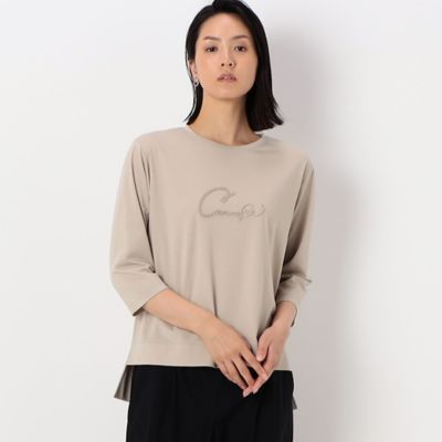 〔ＴＡＬＬサイズ〕ポンチ　七分袖カットソープルオーバー（３４０５ＥＡ０６）