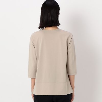 〔ＴＡＬＬサイズ〕ポンチ　七分袖カットソープルオーバー（３４０５ＥＡ０６）