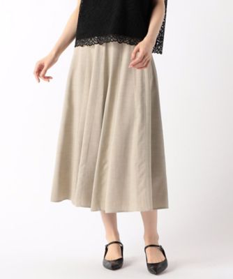 ＜COMME CA TALL (Women/大きいサイズ)＞〔　ＴＡＬＬサイズ　〕　【セットアップ対応】ナチュラルオックス　スカート（３４０５ＦＧ１６）