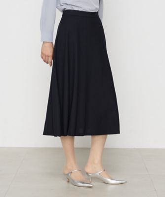 TALLサイズ 〕 【セットアップ対応】ウールジョーゼット フレア